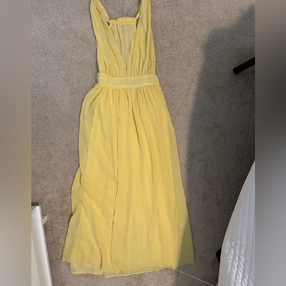 Vintage Yellow Gown